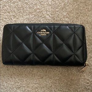 NWT Black Coach Wallet